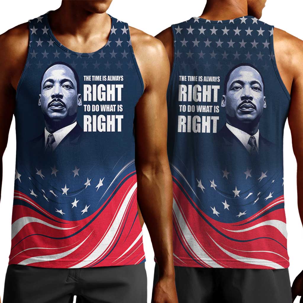 Honor MLK African-American Civil Rights Leaders Men Tank Top The Time Is Always Right To Do What Is Right
