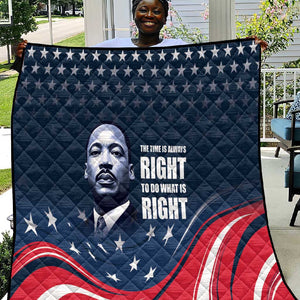Honor MLK African-American Civil Rights Leaders Quilt The Time Is Always Right To Do What Is Right