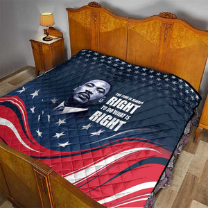 Honor MLK African-American Civil Rights Leaders Quilt The Time Is Always Right To Do What Is Right