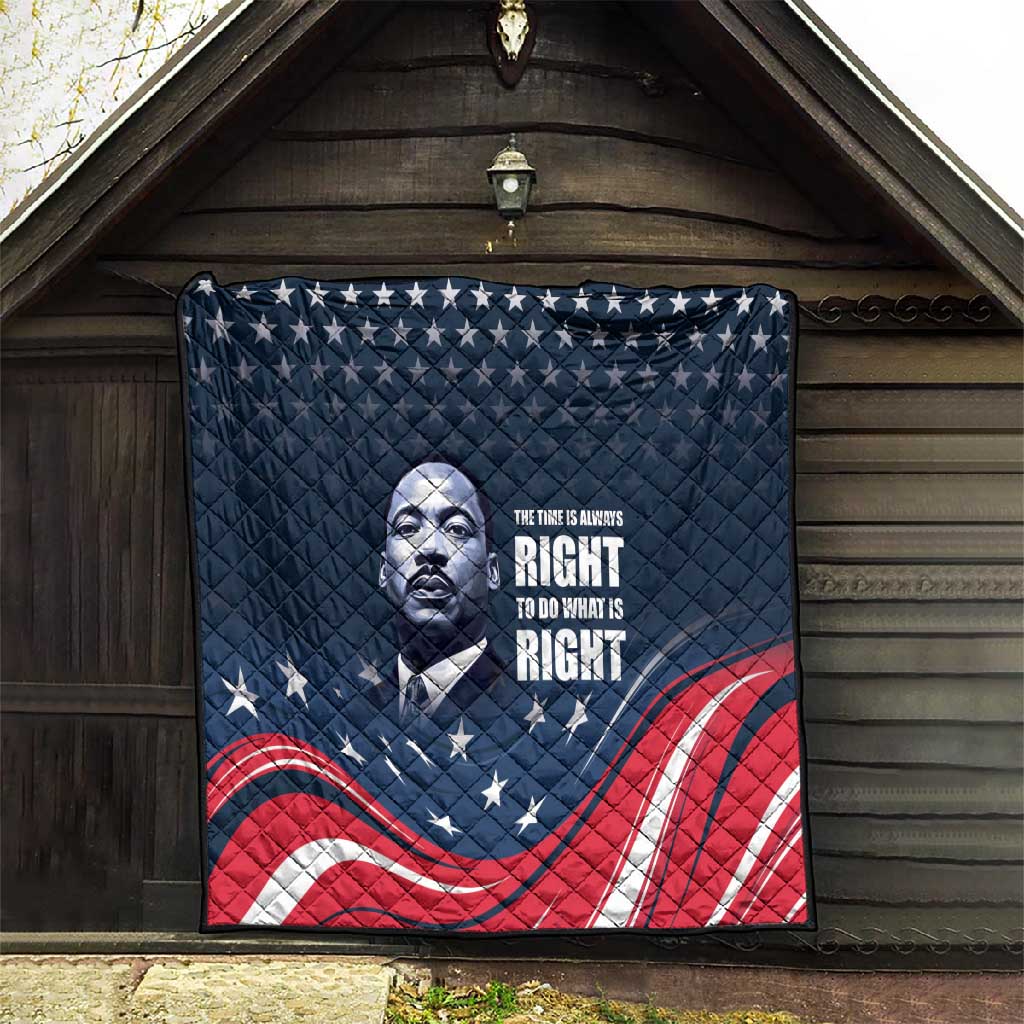 Honor MLK African-American Civil Rights Leaders Quilt The Time Is Always Right To Do What Is Right
