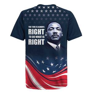 Honor MLK African-American Civil Rights Leaders Rugby Jersey The Time Is Always Right To Do What Is Right
