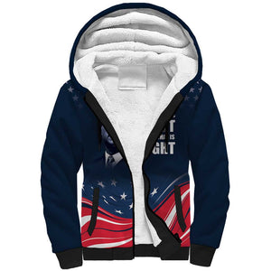 Honor MLK African-American Civil Rights Leaders Sherpa Hoodie The Time Is Always Right To Do What Is Right