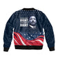 Honor MLK African-American Civil Rights Leaders Sleeve Zip Bomber Jacket The Time Is Always Right To Do What Is Right