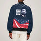 Honor MLK African-American Civil Rights Leaders Sleeve Zip Bomber Jacket The Time Is Always Right To Do What Is Right