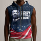Honor MLK African-American Civil Rights Leaders Sleeveless Zip Hoodie The Time Is Always Right To Do What Is Right - African Pride