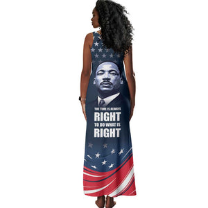Honor MLK African-American Civil Rights Leaders Tank Maxi Dress The Time Is Always Right To Do What Is Right