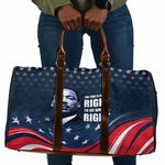 Honor MLK African-American Civil Rights Leaders Travel Bag The Time Is Always Right To Do What Is Right