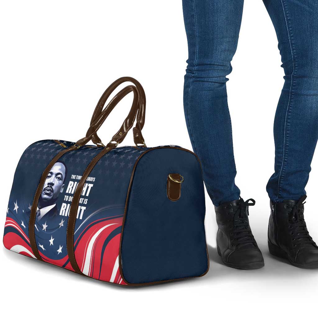 Honor MLK African-American Civil Rights Leaders Travel Bag The Time Is Always Right To Do What Is Right