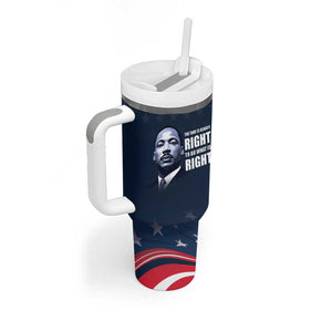 Honor MLK African-American Civil Rights Leaders Tumbler With Handle The Time Is Always Right To Do What Is Right