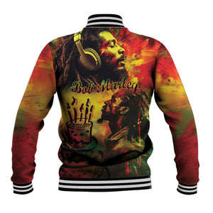 Happy Birthday King of Reggae Baseball Jacket