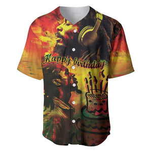 Happy Birthday King of Reggae Baseball Jersey