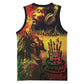 Happy Birthday King of Reggae Basketball Jersey - African Pride