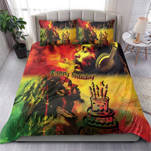 Happy Birthday King of Reggae Bedding Set