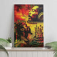 Happy Birthday King of Reggae Canvas Wall Art