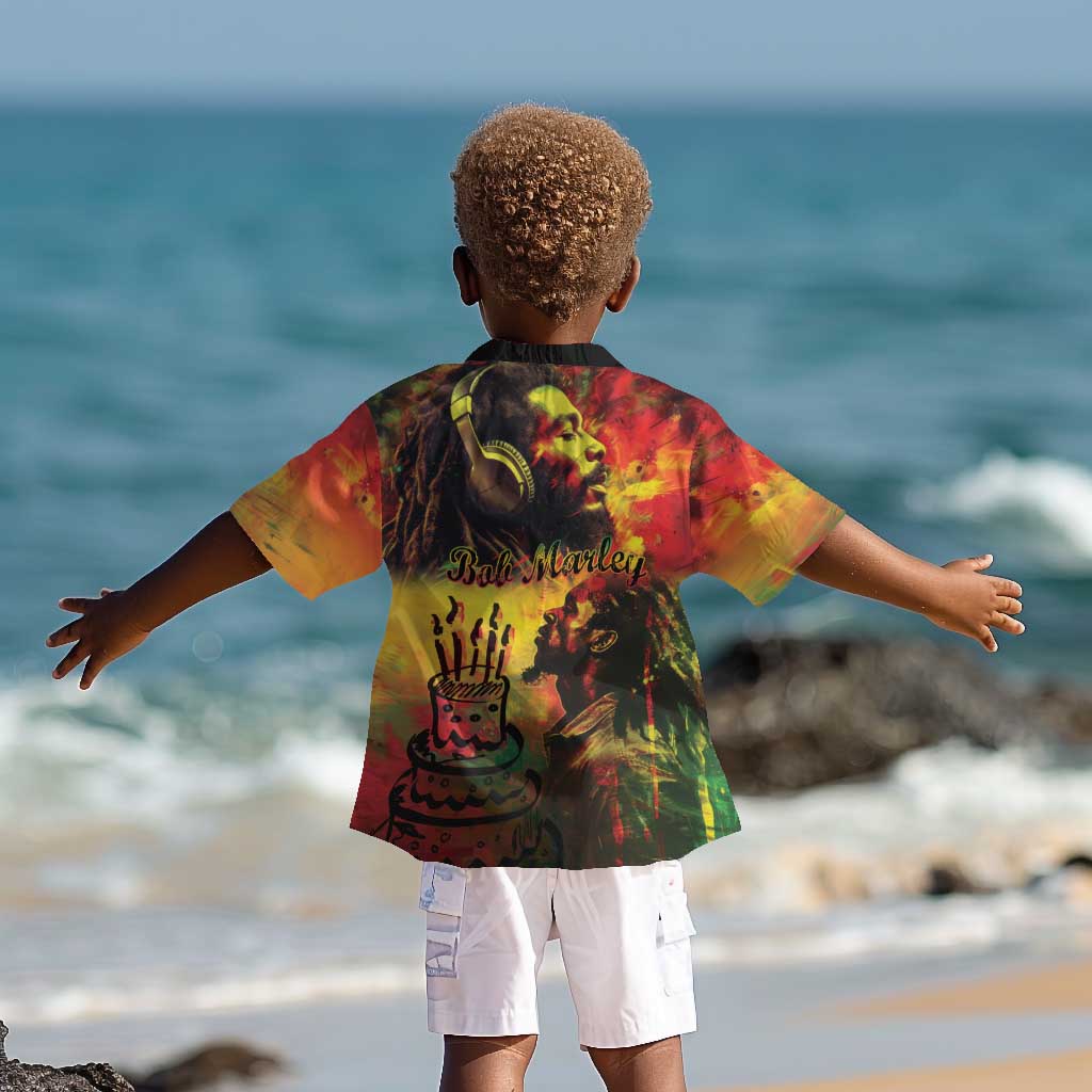 Happy Birthday King of Reggae Kid Hawaiian Shirt