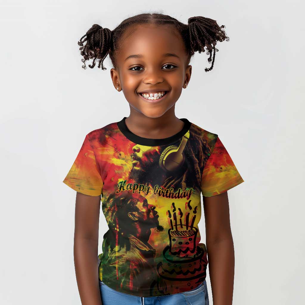 Happy Birthday King of Reggae Kid T shirt