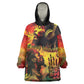Happy Birthday King of Reggae Kid Wearable Blanket Hoodie