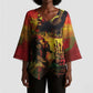 Happy Birthday King of Reggae Kimono Sleeve Blouse