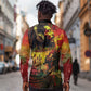 Happy Birthday King of Reggae Long Sleeve Button Shirt