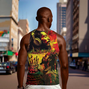 Happy Birthday King of Reggae Men Tank Top