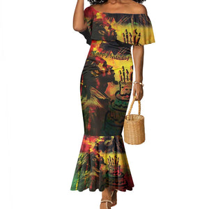 Happy Birthday King of Reggae Mermaid Dress