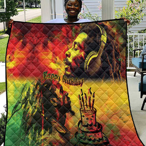 Happy Birthday King of Reggae Quilt