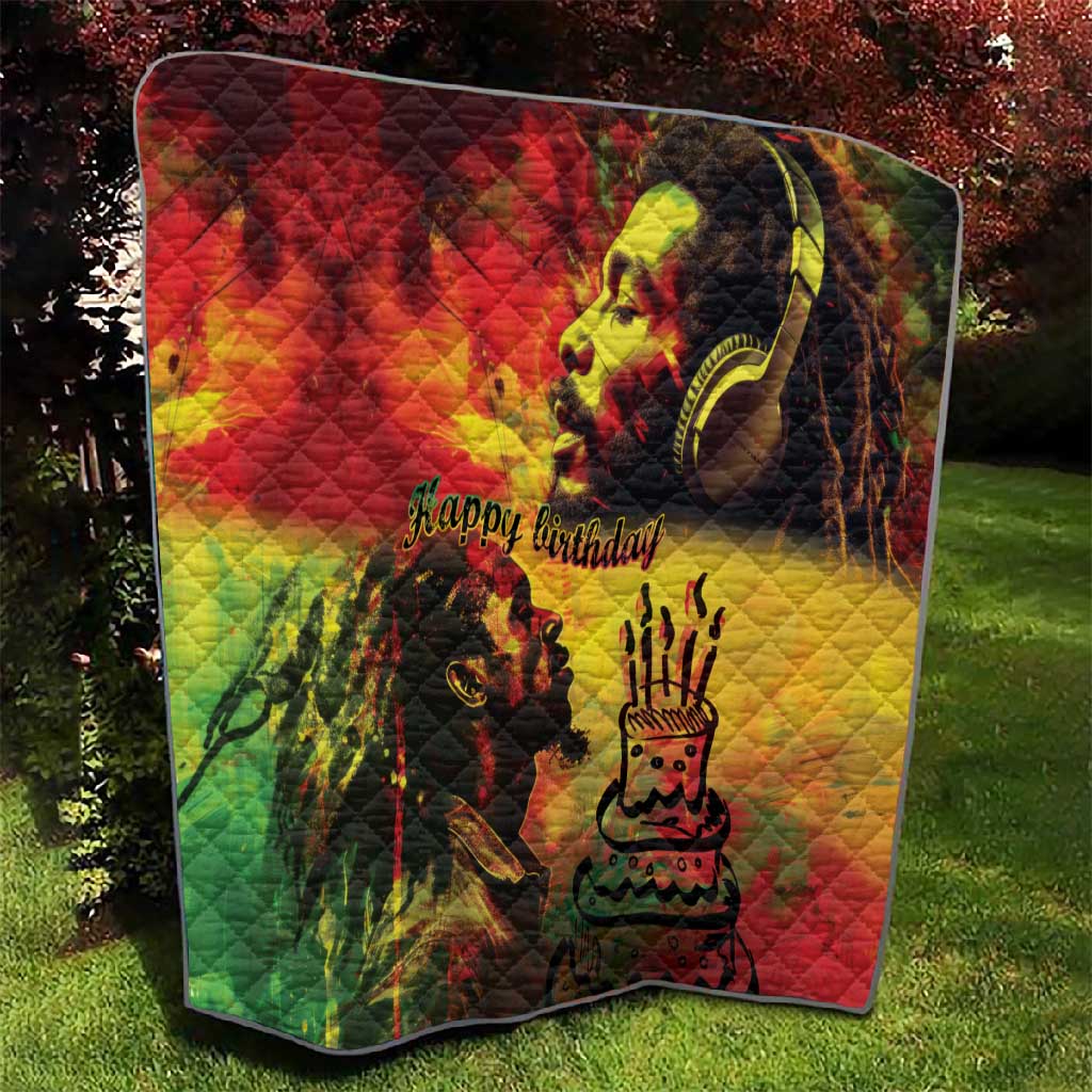 Happy Birthday King of Reggae Quilt
