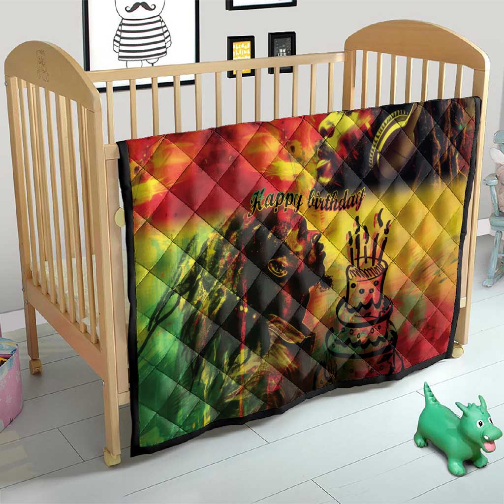 Happy Birthday King of Reggae Quilt