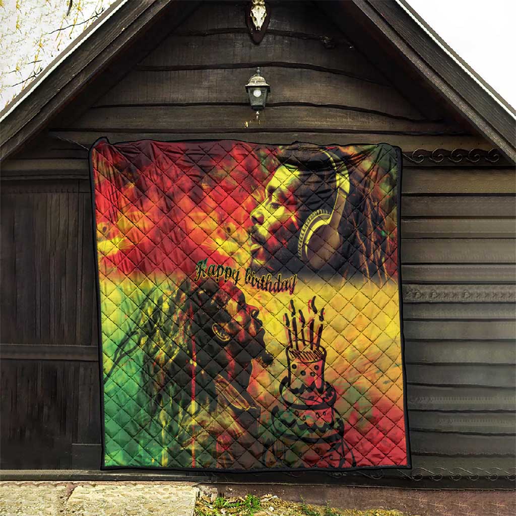 Happy Birthday King of Reggae Quilt
