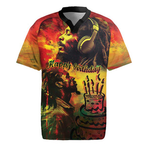 Happy Birthday King of Reggae Rugby Jersey