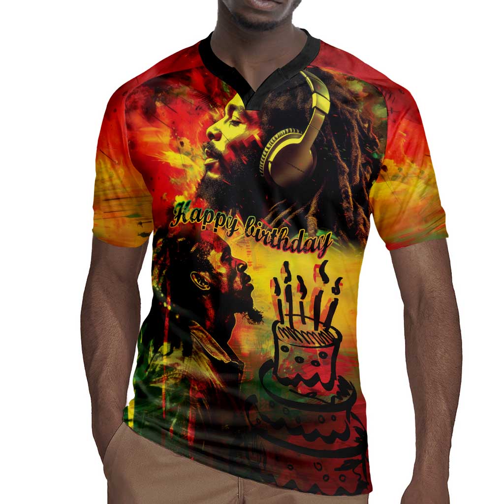 Happy Birthday King of Reggae Rugby Jersey