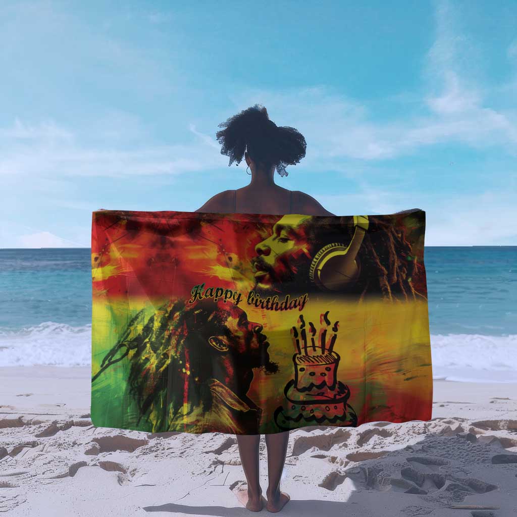 Happy Birthday King of Reggae Sarong