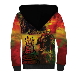 Happy Birthday King of Reggae Sherpa Hoodie