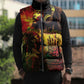 Happy Birthday King of Reggae Sleeveless Puffer Jacket
