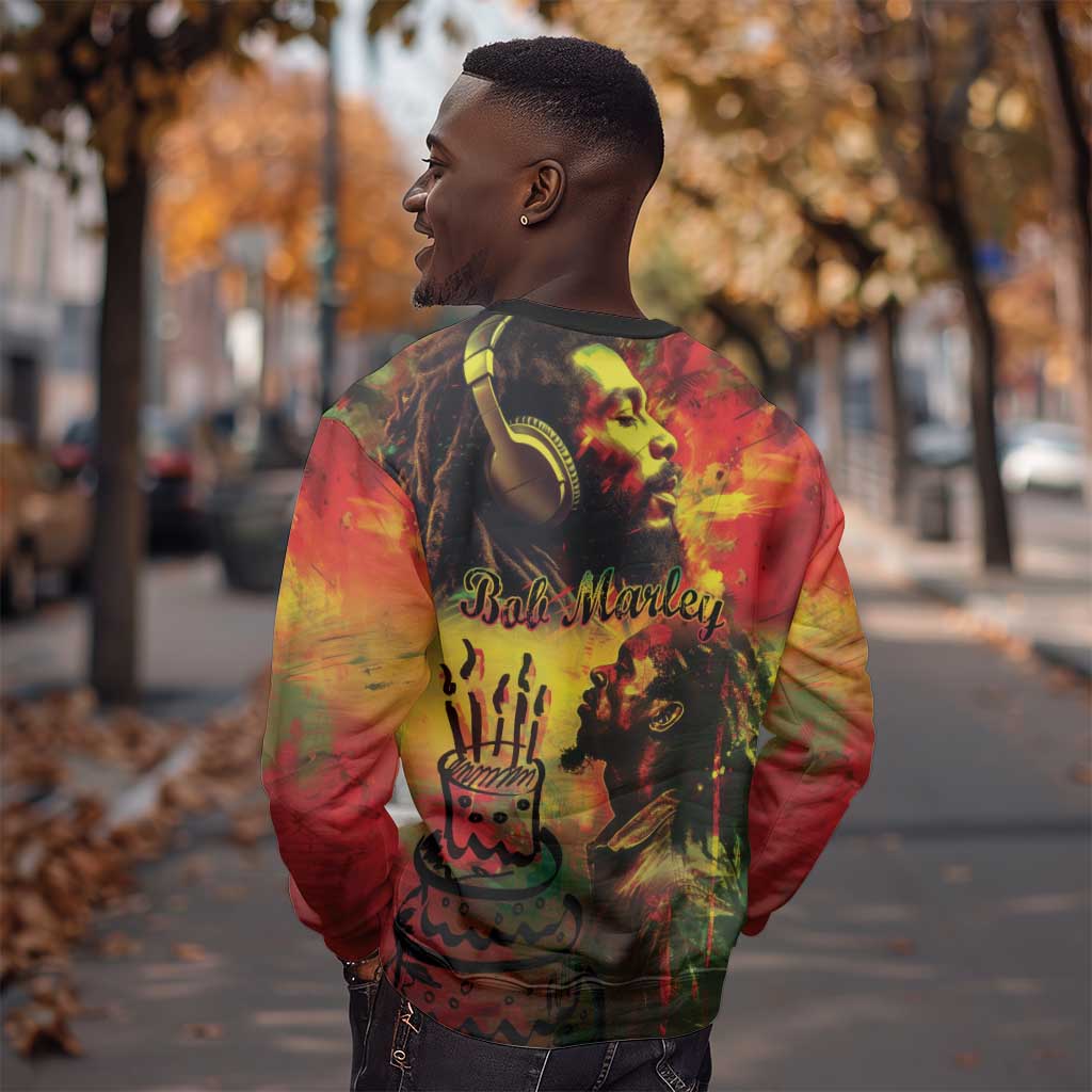 Happy Birthday King of Reggae Sweatshirt