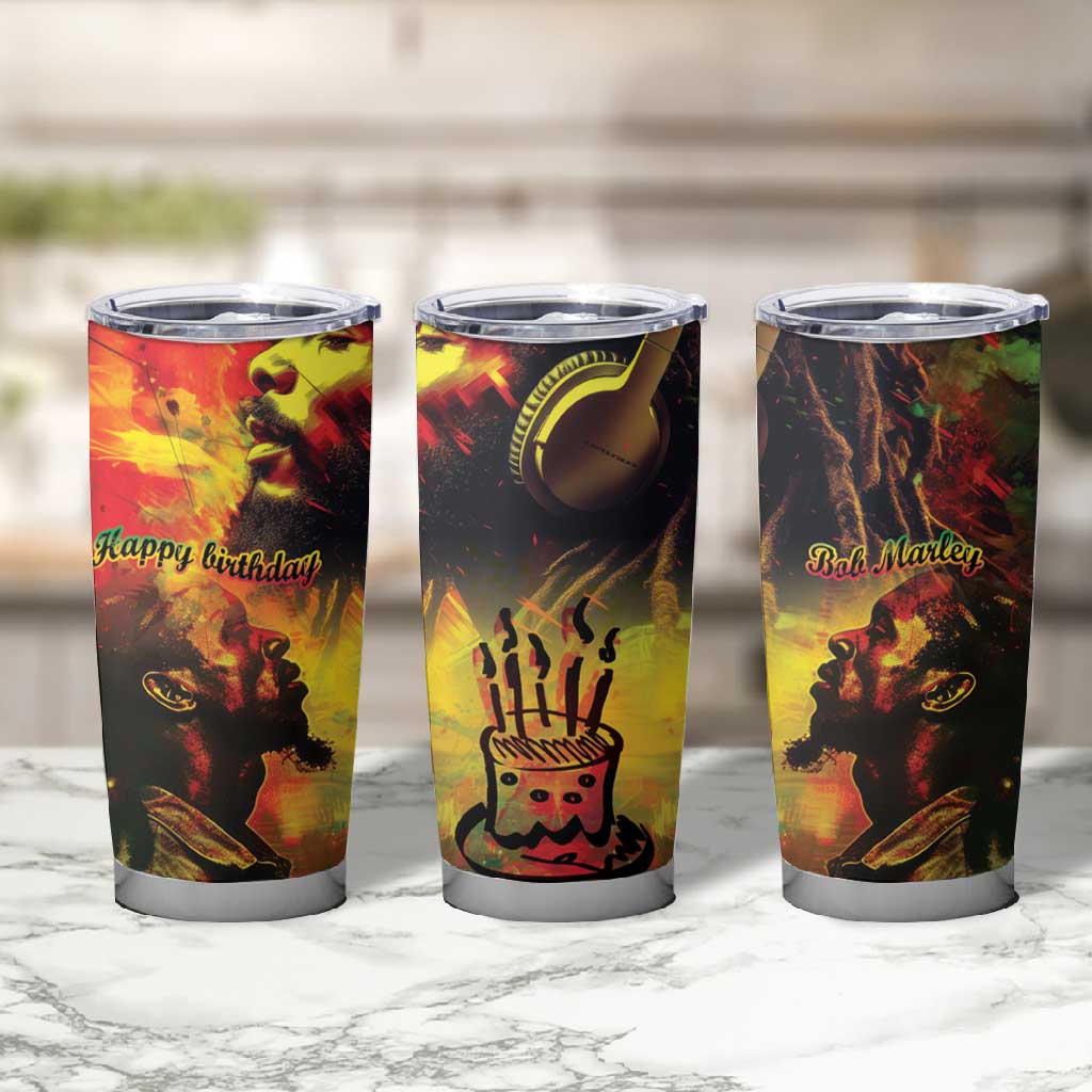 Happy Birthday King of Reggae Tumbler Cup