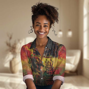 Happy Birthday King of Reggae Women Casual Shirt LT9