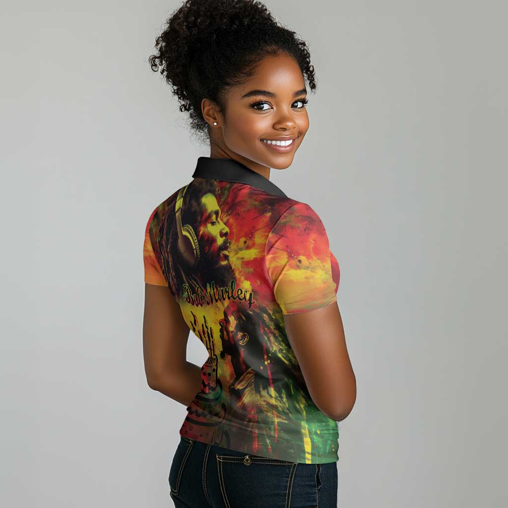 Happy Birthday King of Reggae Women Polo Shirt