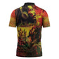 Happy Birthday King of Reggae Zipper Polo Shirt