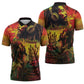Happy Birthday King of Reggae Zipper Polo Shirt