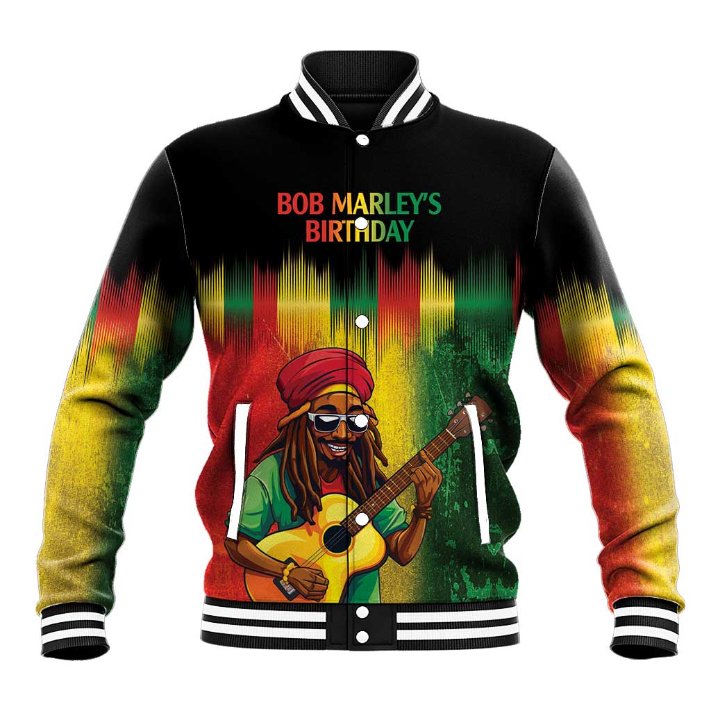 Honoring Reggae Legend Bob Birthday Baseball Jacket