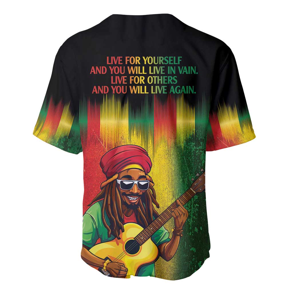 Honoring Reggae Legend Bob Birthday Baseball Jersey