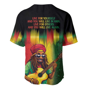 Honoring Reggae Legend Bob Birthday Baseball Jersey