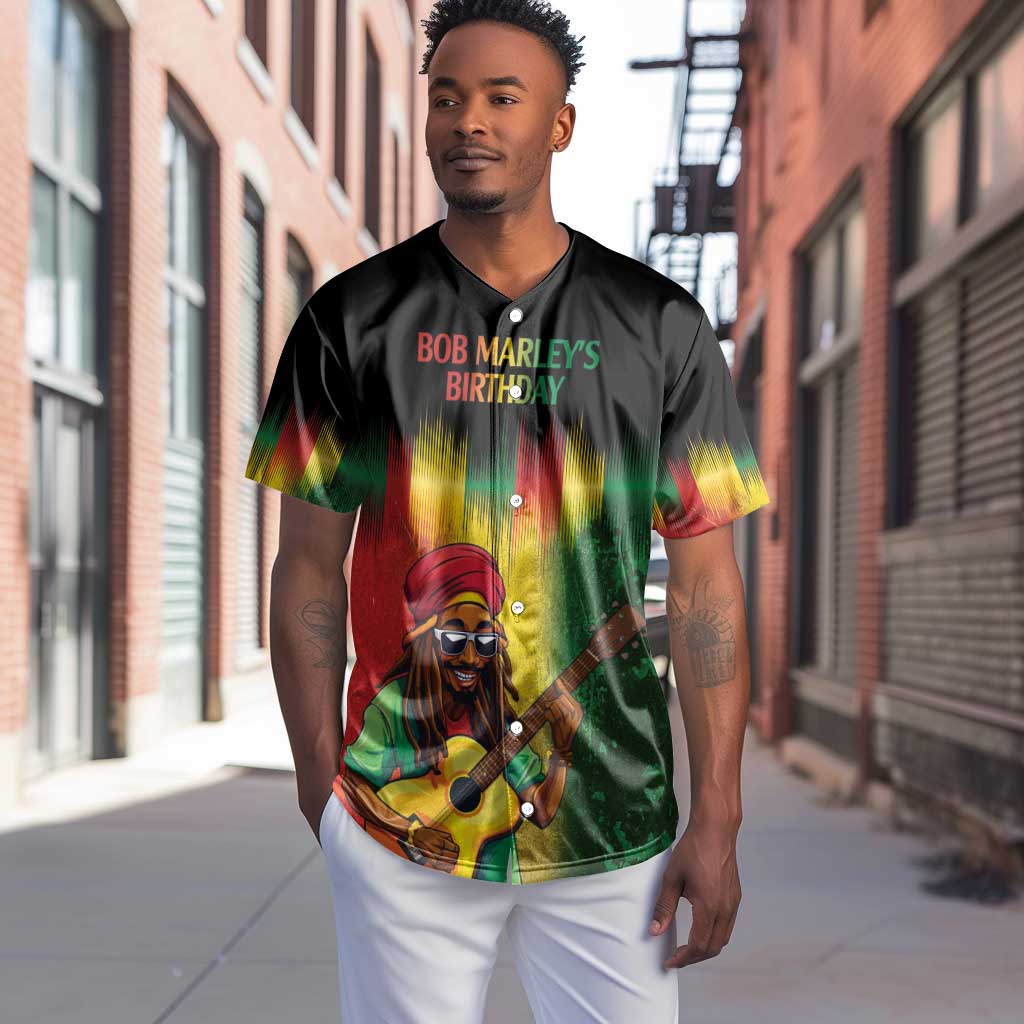 Honoring Reggae Legend Bob Birthday Baseball Jersey