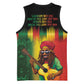 Honoring Reggae Legend Bob Birthday Basketball Jersey - African Pride