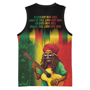 Honoring Reggae Legend Bob Birthday Basketball Jersey - African Pride