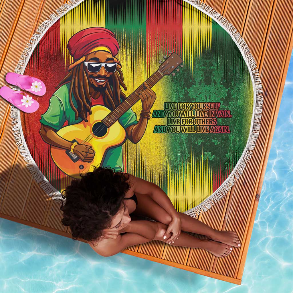 Honoring Reggae Legend Bob Birthday Beach Blanket