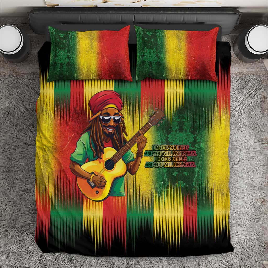 Honoring Reggae Legend Bob Birthday Bedding Set