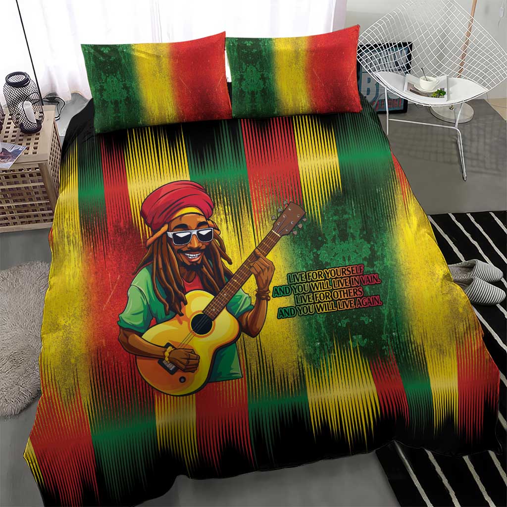 Honoring Reggae Legend Bob Birthday Bedding Set