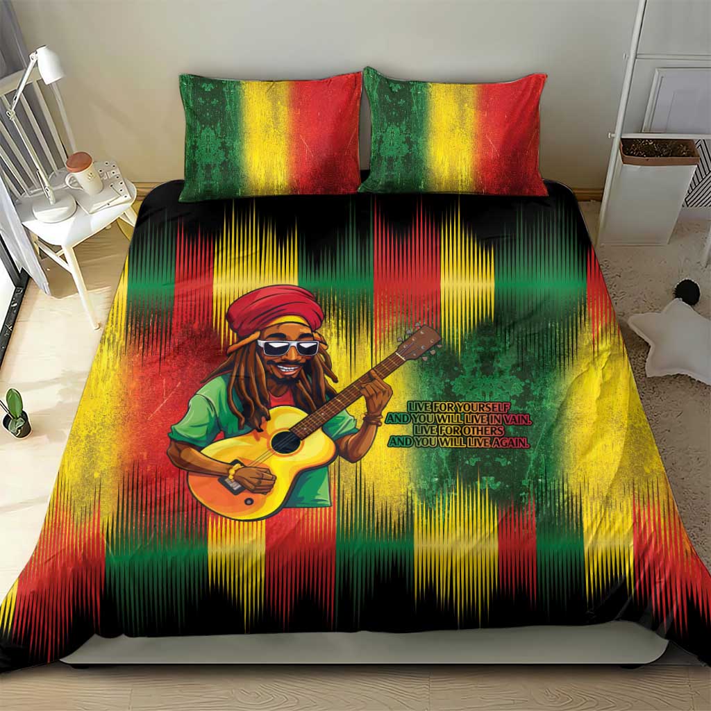 Honoring Reggae Legend Bob Birthday Bedding Set